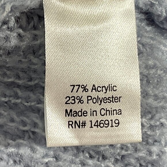 Light Blue Turtleneck Sweater Sz Med - Picture 5 of 10